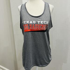 NCAA Texas Tech Red Raiders Grey Women's Tank Top Size Large (A0128)